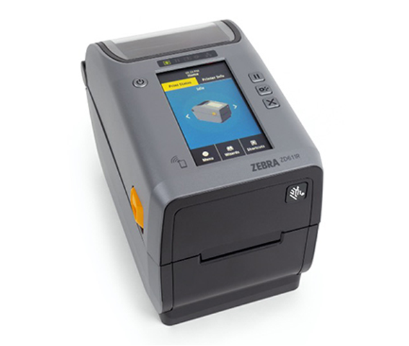 Zebra ZD6A123-T0EBR2EZ - ZD611R Thermal Transfer Printer 74M, Color Touch LCD_ 300 dpi, USB, USB Host, Ethernet, 802.11ac, BT4, RFID - UHF, EU and UK Cords, Swiss Font, EZPL - Image 2