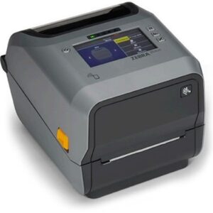 Zebra ZD6A142-32EFR2EZ - Thermal Transfer Printer 74/300M ZD621R, Color Touch LCD, 203 dpi, USB, USB Host, Ethernet, Serial, BTLE5, ROW, Cutter, RFID - UHF, EU and UK Cords, Swiss Font, EZPL