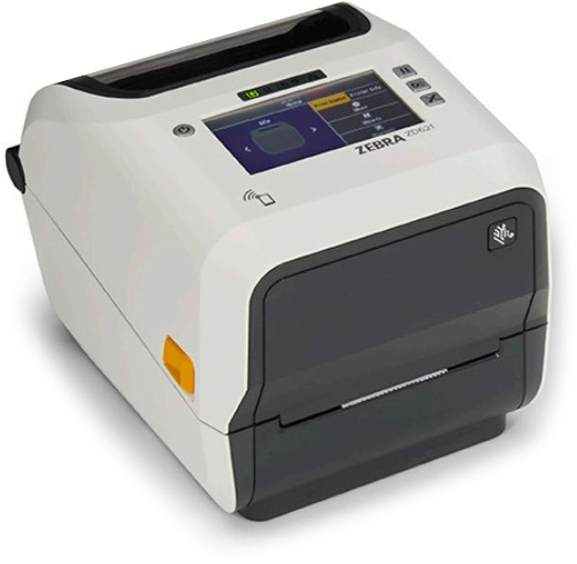 Zebra ZD6AH42-D0EF00EZ - Direct Thermal Printer ZD621, Healthcare, Color Touch LCD, 203 dpi, USB, USB Host, Ethernet, Serial, BTLE5, EU and UK Cords, Swiss Font, EZPL