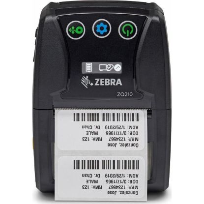 Zebra ZQ21-A0E01K0-00 - CUSTOM ZQ210, 2.25 inch DT Printer, Bluetooth, label receipt printing, Belt clip, USB cable, English/Latin/Cyrillic, Group 0 - Image 3