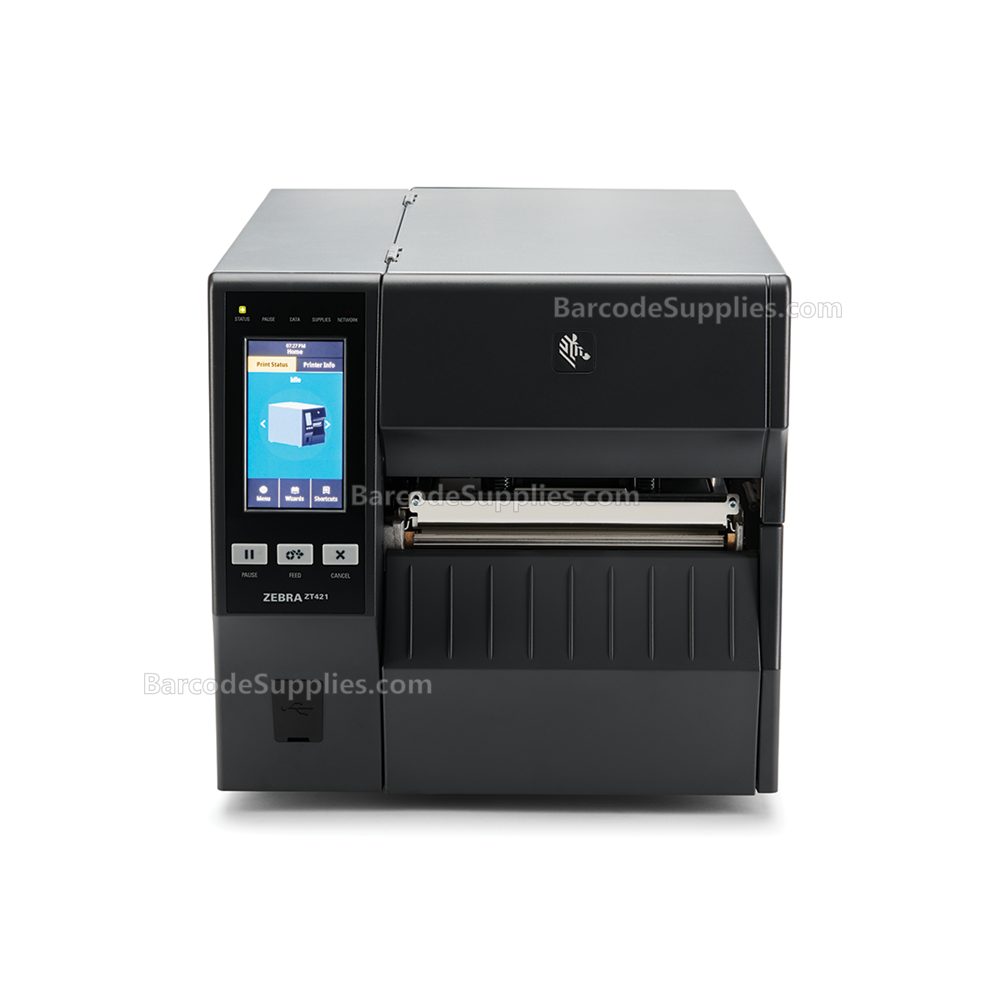 Zebra ZT42162-T0100A0Z - TT Printer ZT421_ 6_, 203 dpi, US Cord, Serial, USB, 10/100 Ethernet, Bluetooth 4.1/MFi, USB Host, RFID UHF Encoder: US Canada, EZPL - Image 2