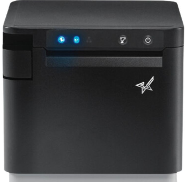 Star Micronics mC-Print3 MCP31CBI mPOS-kuittitulostin, Bluetooth, USB, Ethernet, musta kotelo - Image 2