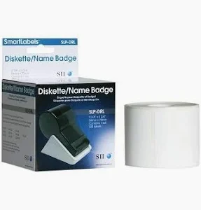 Seiko 42-100614 - SLP-DRL Diskettietiketit, 54 mm x 70 mm, Direct Thermal, Valkoinen Paperi, Core 25 mm Label