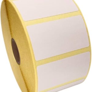 Blue Products 0207503608126, EMAX Custom Labels Gloss 75x36mm Roll, MOQ 12 Rolls, 840 labels/Roll