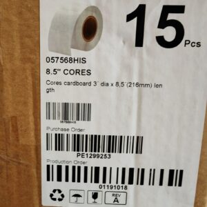 Primera O57568HIS, – Kartonki rullarunko, (keskiö), 3"x8.5" (76.2mm x 218mm)