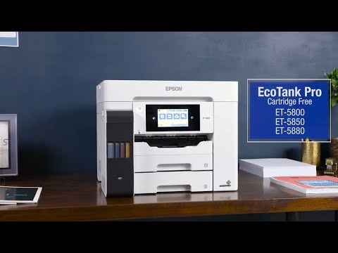Epson EcoTank ET-5850 - Monitoimitulostin, Mustesuihku, Väri, Wi-Fi - Image 7