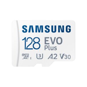 SAMSUNG MICRO SD EVO+ 128GB WITH SD ADAPTER (2024)