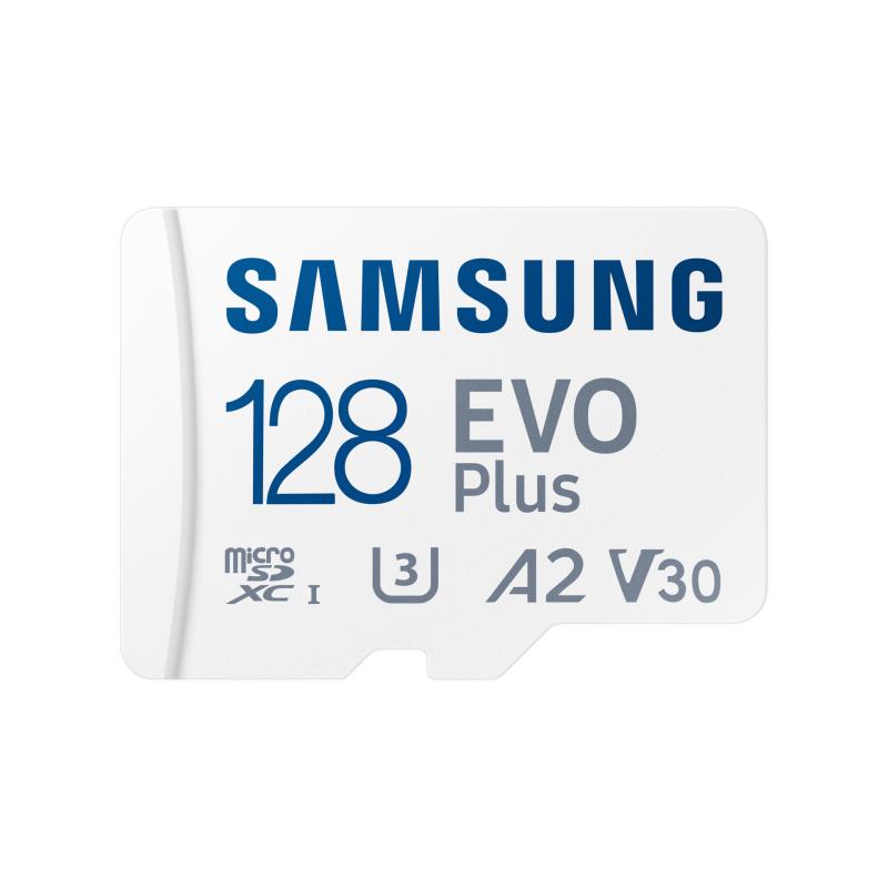 SAMSUNG MICRO SD EVO+ 128GB WITH SD ADAPTER (2024)