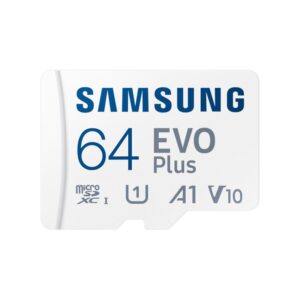 SAMSUNG MICRO SD EVO+ 64GB WITH SD ADAPTER (2024)