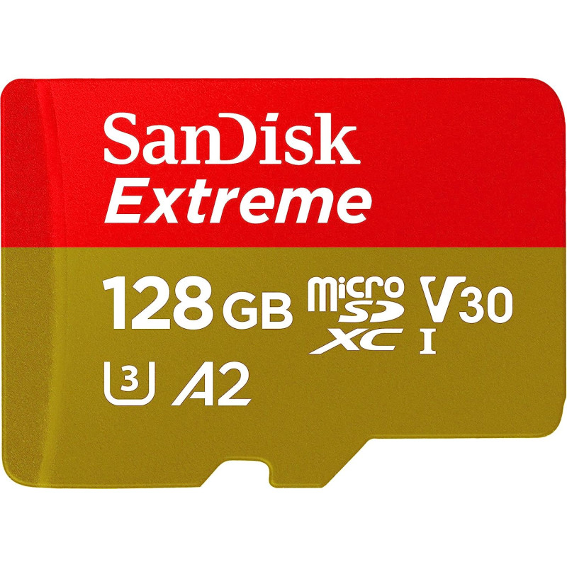 SANDISK Extreme microSDXC 128GB + SD Adapter + Rescue Pro Deluxe 160MB/s A2 C10 V30 UHS-I U4 - Image 3