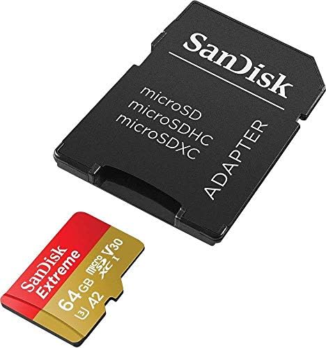 SANDISK Extreme microSDXC 64GB + SD Adapter + Rescue Pro Deluxe 160MB/s A2 C10 V30 UHS-I U3 - Image 2