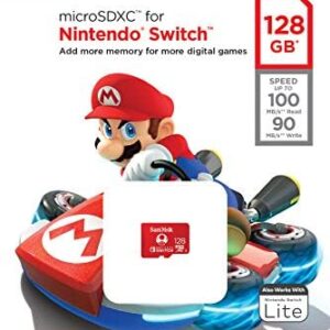 SANDISK Nintendo Switch MicroSDXC 128GB UHS-I Card uSD 100/90MB/s C10 UHS U3 Card W