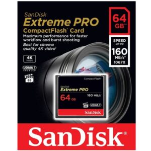 SANDISK SDCFXPS-064G-X46, 64GB CF Extreme Pro 160MB/s