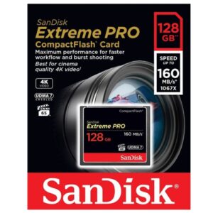 SANDISK SDCFXPS-128G-X46, 128GB CF Extreme Pro 160MB/s