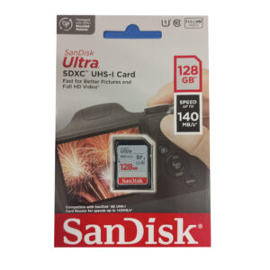 SANDISK SDSDUNB-128G-GN6IN, Ultra 128GB SDXC Memory Card 140MB/s
