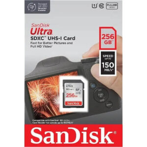 SANDISK SDSDUNC-256G-GN6IN, Ultra 256GB SDXC Memory Card 150MB/s