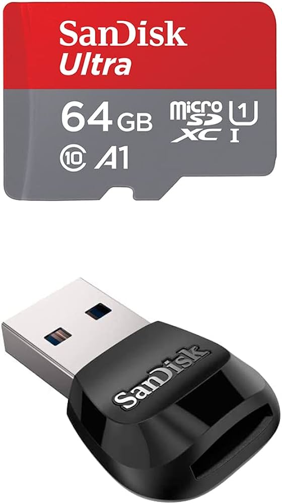 SANDISK SDSQUAB-064G-GN6IA, Ultra microSDXC 64GB + SD Adapter 140MB/s A1 Class 10 UHS-I - Imaging Packaging - Image 3