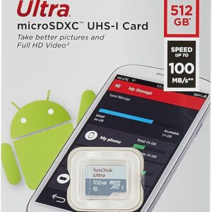 SANDISK SDSQUNR-512G-GN3MN, Ultra 512GB microSDXC 100MB/s Class 10 UHS-I