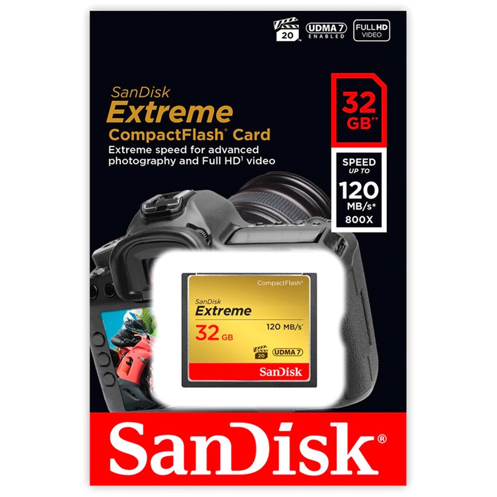 SANDISK SDCFXSB-032G-G46, Extreme CF 120MB/s 32 GB