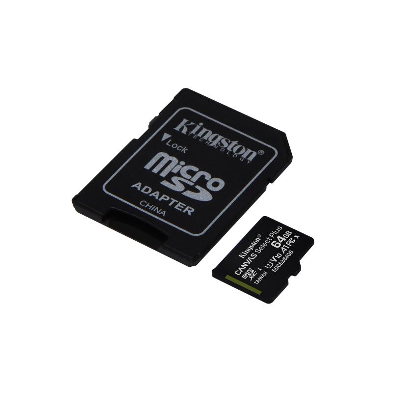 KINGSTON 64GB micSDXC Canvas Select Plus