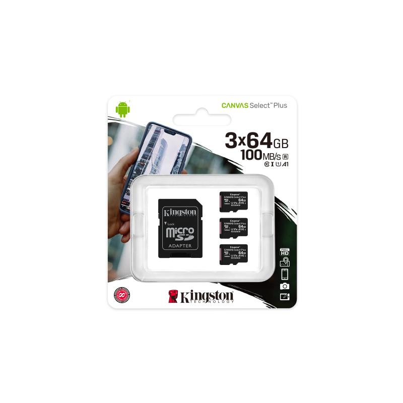 KINGSTON 64GB micSDXC Canvas Select Plus