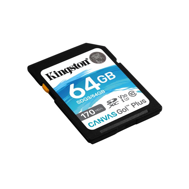 KINGSTON 64GB SDXC Canvas Go Plus 170R