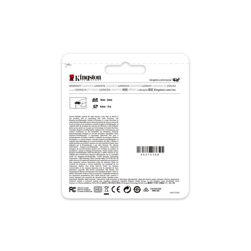 KINGSTON 64GB SDXC Canvas Go Plus 170R