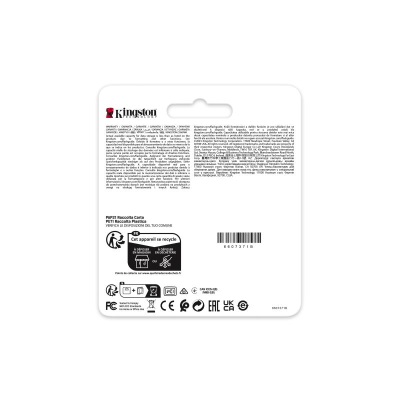 KINGSTON 32GB SDHC Industrial C10 UHS-I