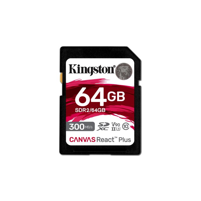 KINGSTON 64GB Canvas React Plus SDXC