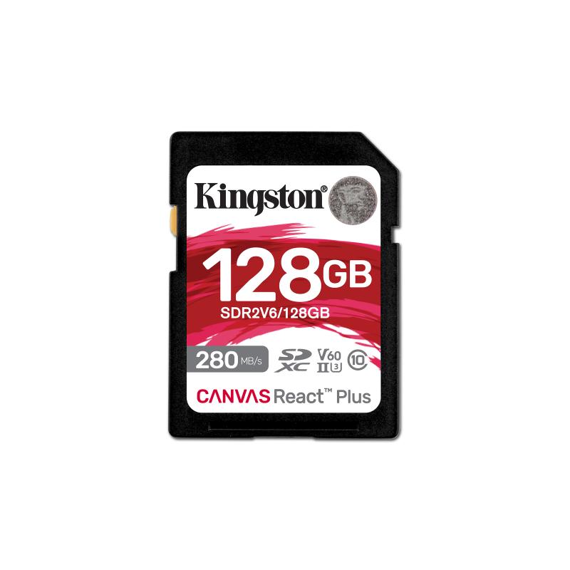 KINGSTON 128GB Canvas React Plus SDXC