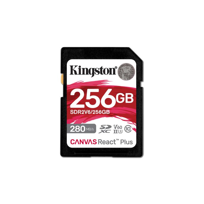 KINGSTON 256GB Canvas React Plus SDXC