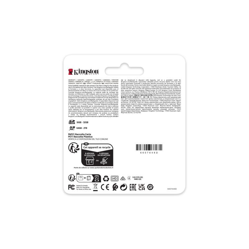 KINGSTON 256GB Canvas React Plus SDXC