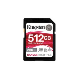 KINGSTON 512GB Canvas React Plus SDXC