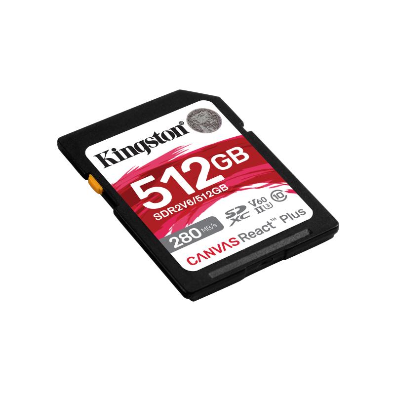 KINGSTON 512GB Canvas React Plus SDXC