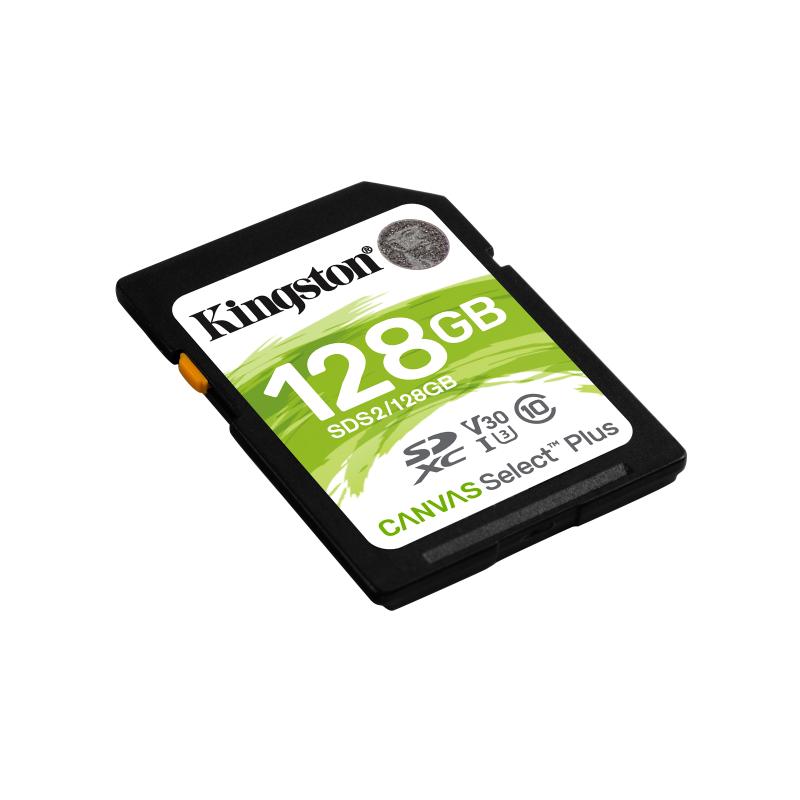 KINGSTON 128GB SDXC Canvas Select Plus