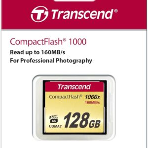 TRANSCEND TS128GCF1000, 1000X CF CARD 128GB