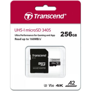 TRANSCEND TS256GUSD340S, MICROSDXC UHS-I U3/V30/A2 256GB 3D NAND