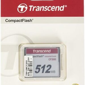 TRANSCEND TS512MCF200I, COMPACT FLASH CARD 200 X 512MB