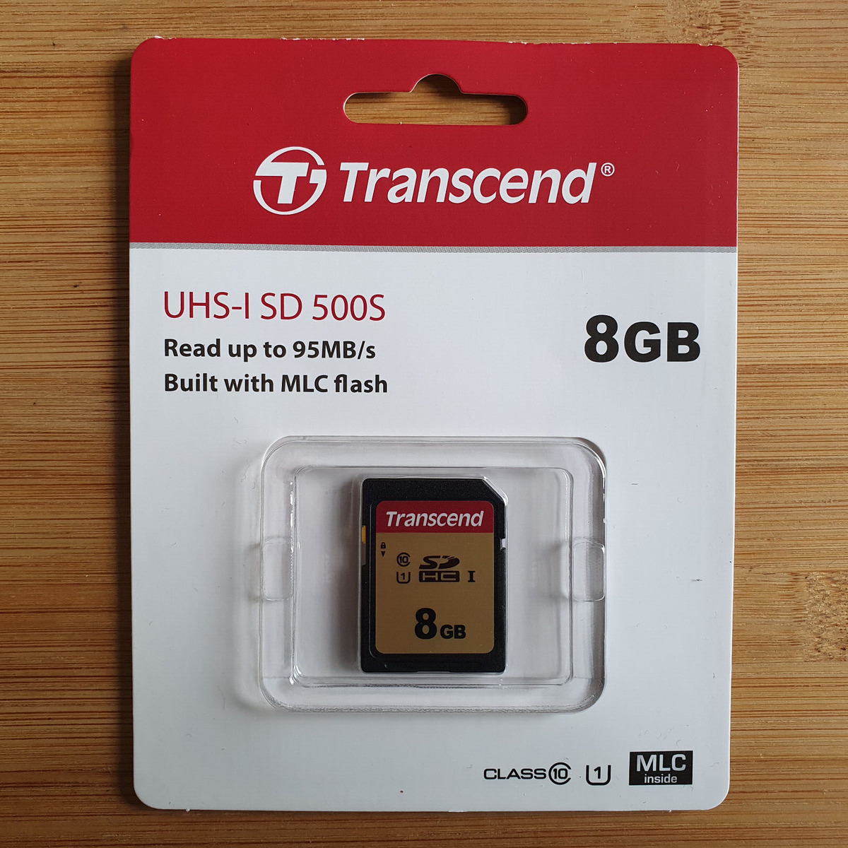 TRANSCEND TS8GSDC500S, SDHC UHS-1 8GB MLC - Image 3