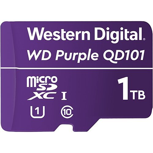 WD WDD100T1P0C, Purple 1TB Surveillance microSD XC Class - 10 UHS 1 - Image 3