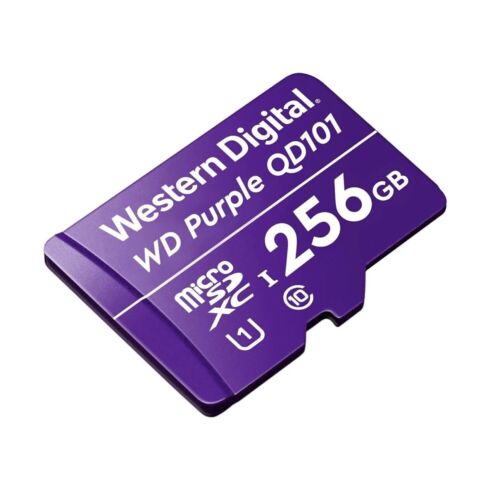 WD WDD256G1P0C, Purple 256GB Surveillance microSD XC Class - 10 UHS 1 - Image 3