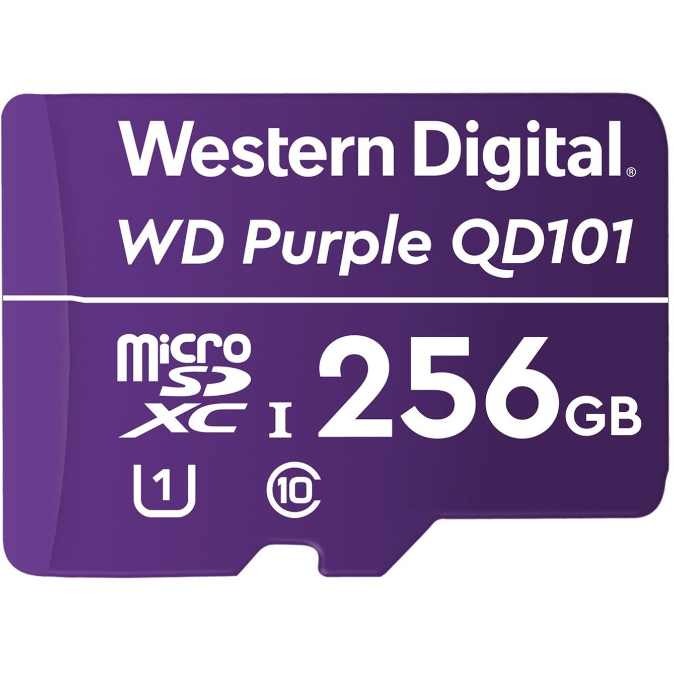 WD WDD256G1P0C, Purple 256GB Surveillance microSD XC Class - 10 UHS 1 - Image 2