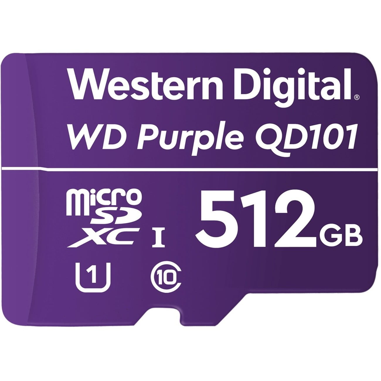 WD WDD512G1P0C, Purple 512GB Surveillance microSD XC Class - 10 UHS 1 - Image 2
