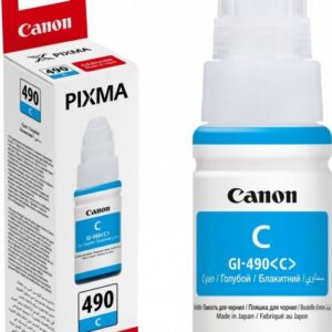 Canon 0664C001 GI-490 C Alkuperäinen Cyan Ink Bottle