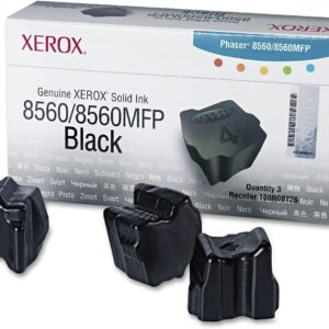 Xerox 108R00726, Phaser 8560/8560 MFP stix black (3) 3.4K Alkuperäinen xerox