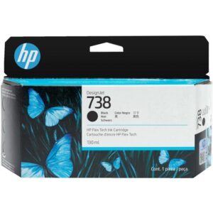HP HP 738 130-ml Black DesignJet Ink Cartridge