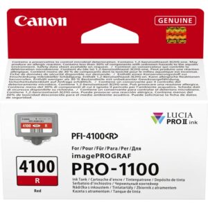 Canon 6785C001, PFI-4100 Punainen/red R Alkuperäinen ink tank