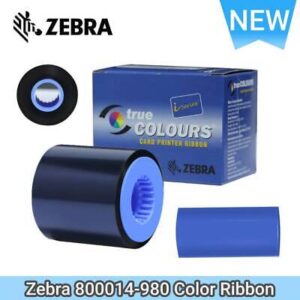 Zebra 800014-980, Ribbon, Zebra C Series, Color-YMCKK, 58mmx246m 2.28inx807ft , 500 Images, P640i