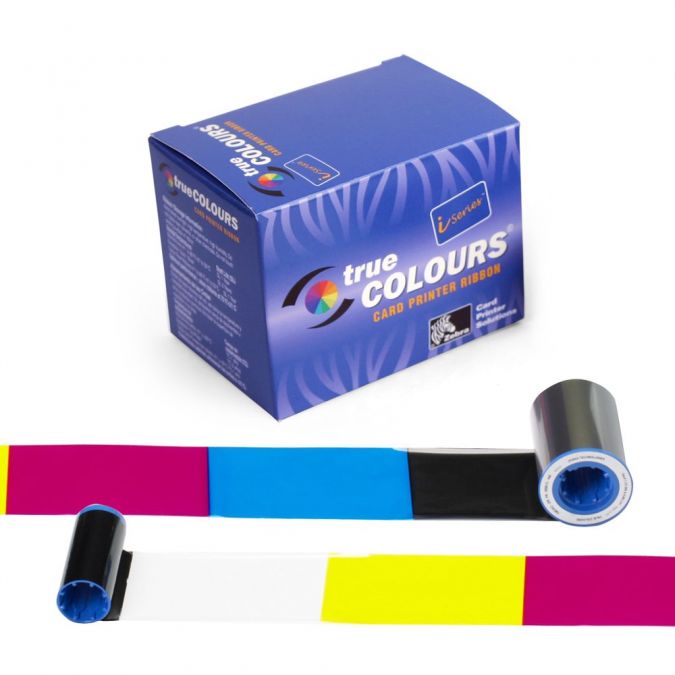 Zebra 800015-148, Ribbon, Zebra C Series, Color-YMCKOK, 56mmx100m 2.2inx328ft , 170 Images, P3x,P4x,P5x