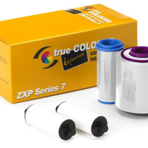 Zebra 800077-742EM, Ribbon, Color-YMCKO, 60mmx368m 2.36inx1207ft , 750 Images, ZXP7,HS ,EMEA